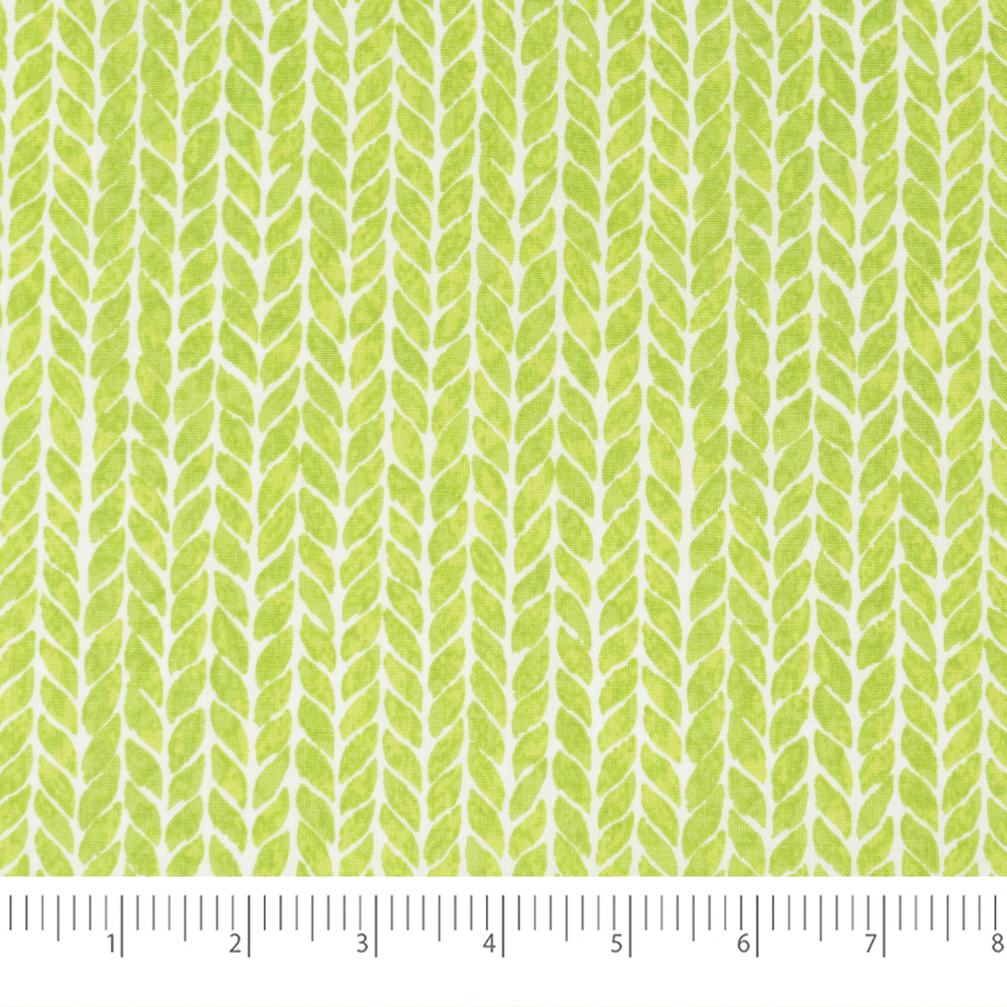 SINGER Pink Green Spring Premium Square Cotton Fabric Bundle